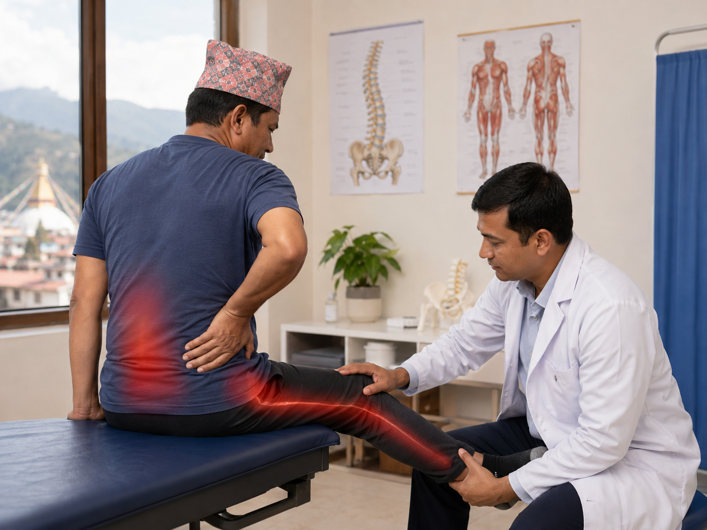 A doctor or qualified health professional may ask about:

� When the pain started and what may have triggered it
� Where the pain is and whether it spreads to the buttocks or legs
� Tingling, numbness, weakness, bladder or bowel changes
� Recent injury, falls, heavy lifting, fever, weight loss, or previous cancer
� Your work, daily activities, medical conditions, and regular medicines

They may examine your posture, walking, movement of the spine, areas of tenderness, leg strength, sensation, and reflexes.

Most people with uncomplicated back pain do not need scans straight away. Depending on your symptoms, examination findings, and warning signs, a doctor may arrange blood tests, X-rays, MRI scans, or referral to physiotherapy or another specialist.